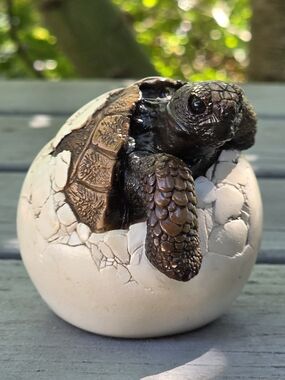 1987 Windstone Hatchling Turtle Figurine
